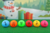 Christmas Mini Golf Balls – Black Print