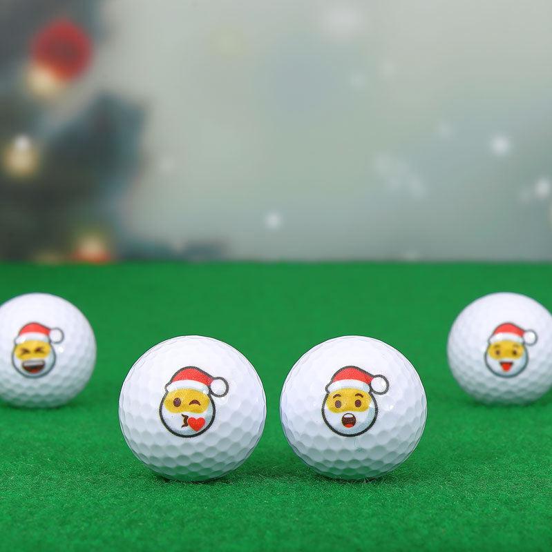 Christmas Emoji Mini Golf Balls