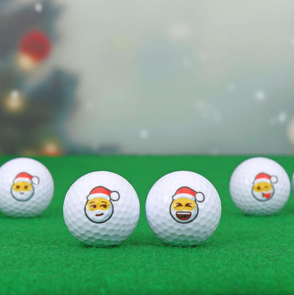 Christmas Emoji Mini Golf Balls