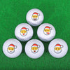 6 christmas mini golf balls