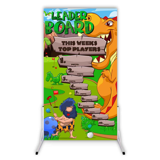 Branded Crazy Golf Leaderboard: Dinosaurs