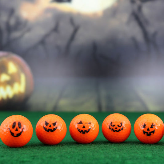 Mini pelotas de golf de Halloween