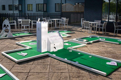 Campo de minigolf para bodas