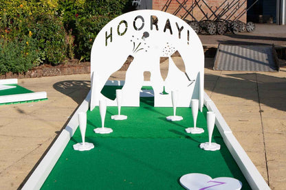 Campo de minigolf para bodas